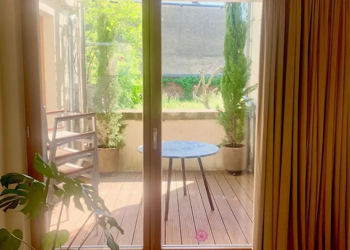 Gruppen Und Familienstadthaus 5-6 Betten, 4 Baeder, 2 Terrassen Und Balkon 度假居